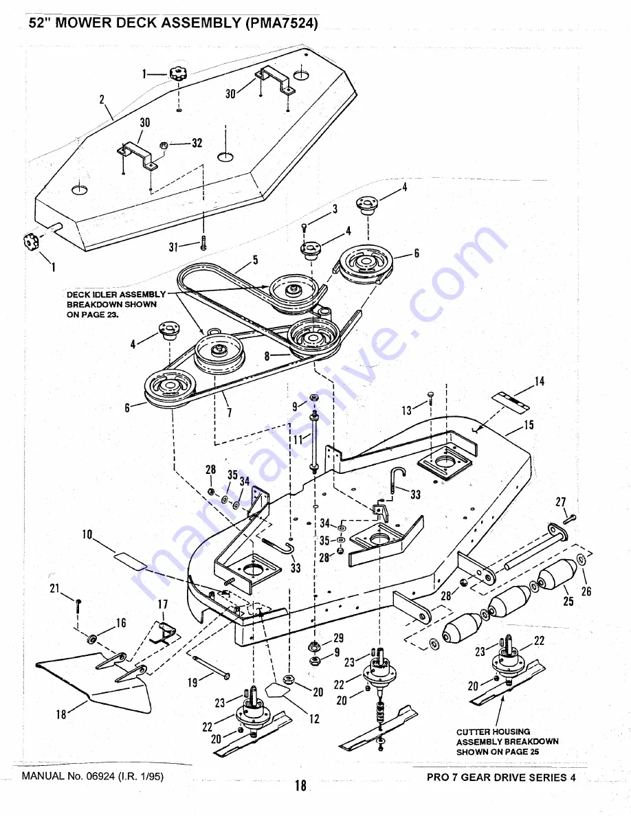 Snapper PRO736 Parts Manual Download Page 18