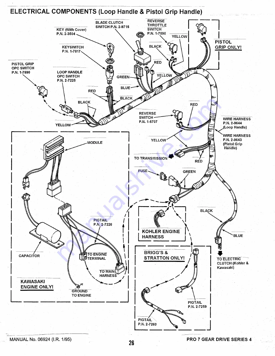 Snapper PRO736 Parts Manual Download Page 26