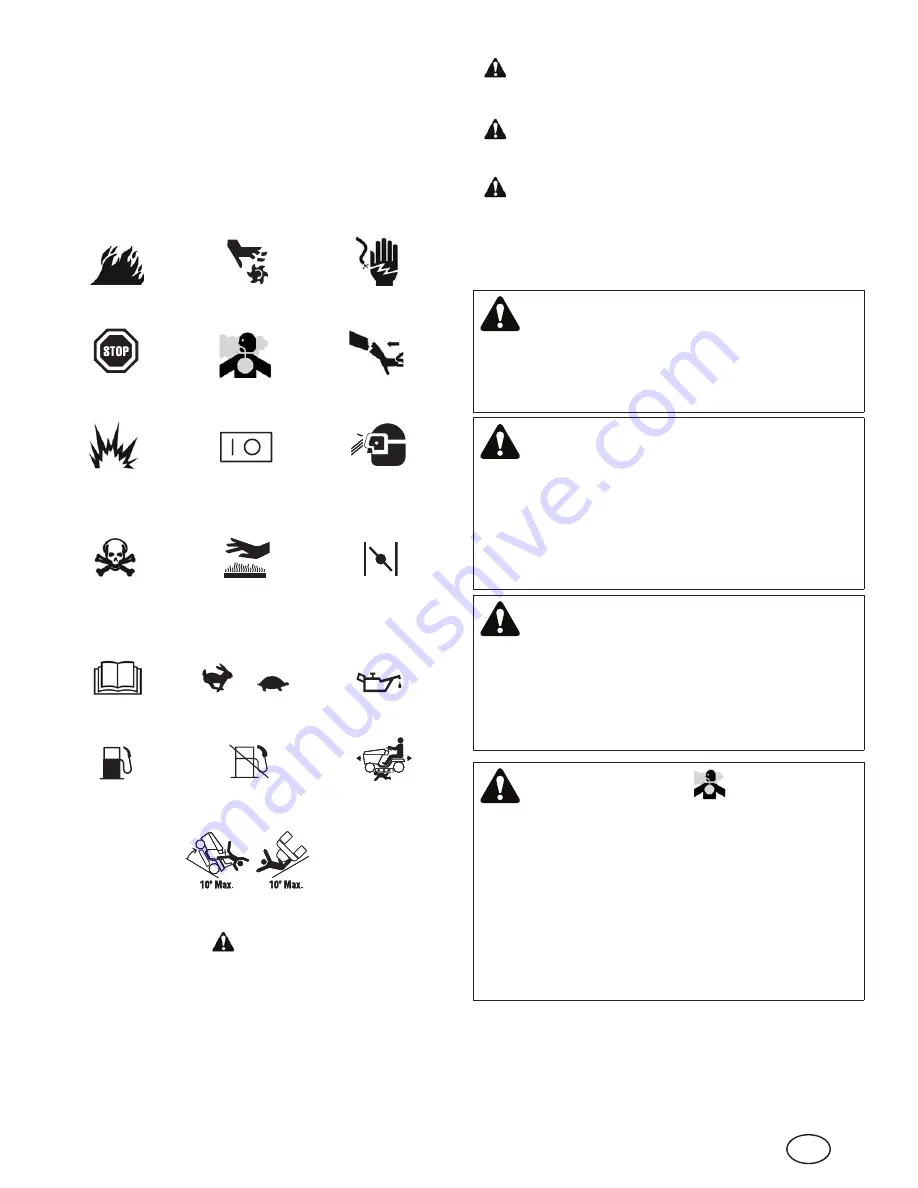 Snapper RPX200 Operator'S Manual Download Page 129