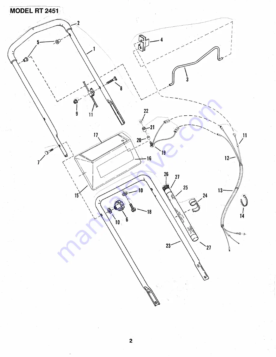 Snapper RT 2451 Скачать руководство пользователя страница 2