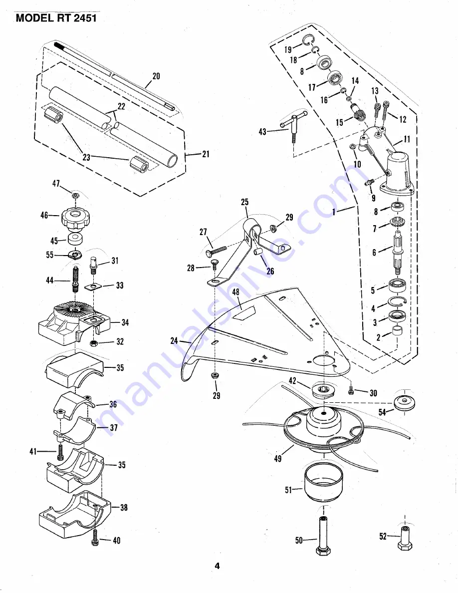 Snapper RT 2451 Скачать руководство пользователя страница 4