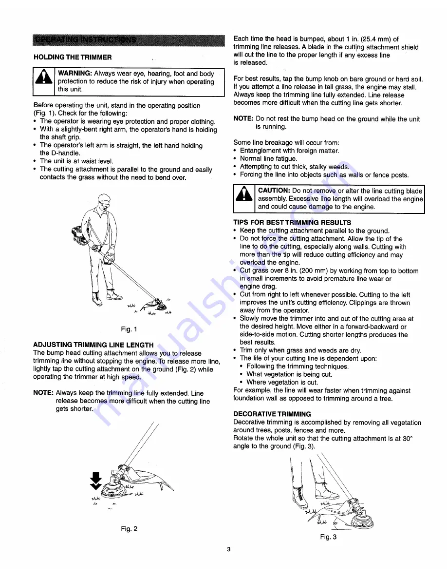 Snapper SST-CV Owner'S Manual Download Page 4