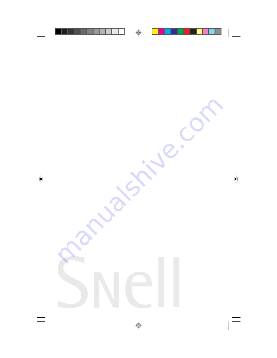 Snell QBx Sub Owner'S Manual Download Page 1