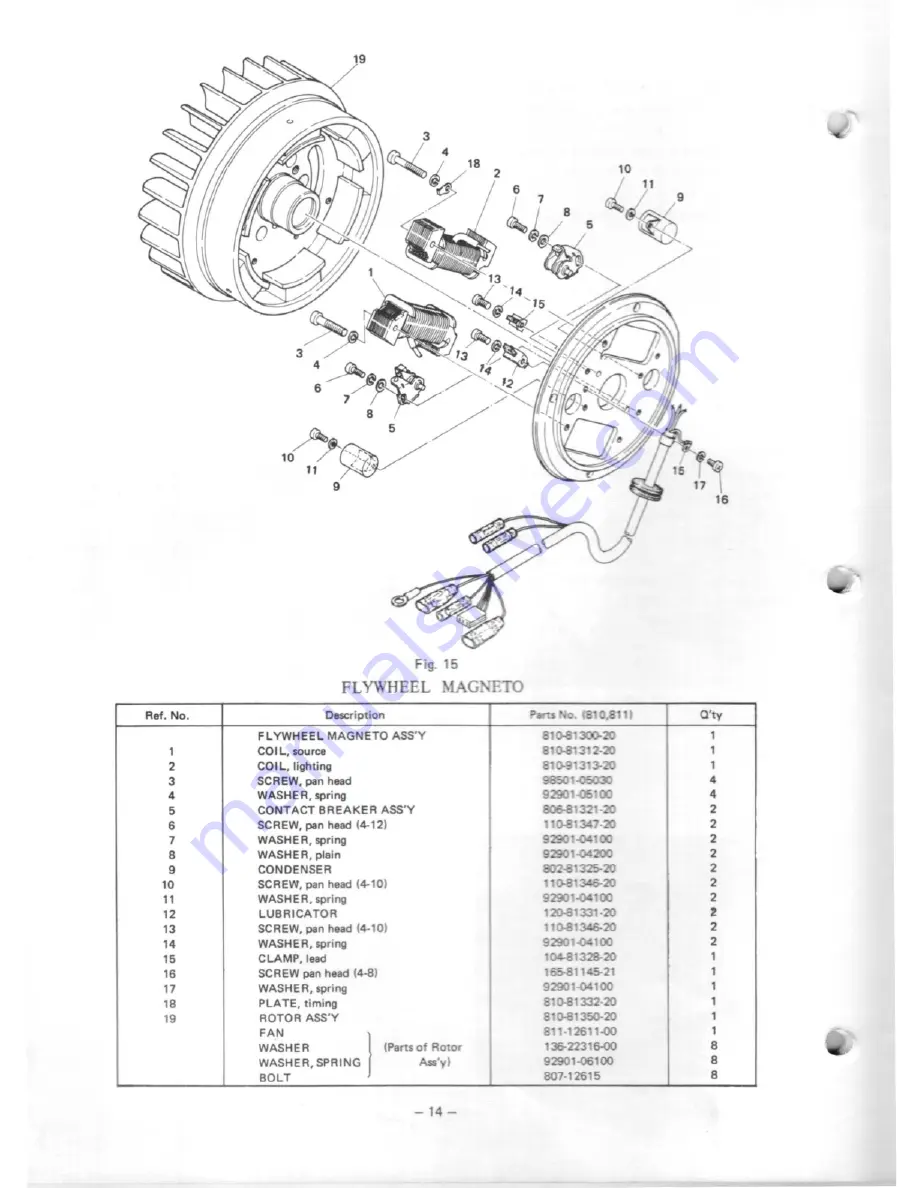 Sno Jet 810 1971 Скачать руководство пользователя страница 16