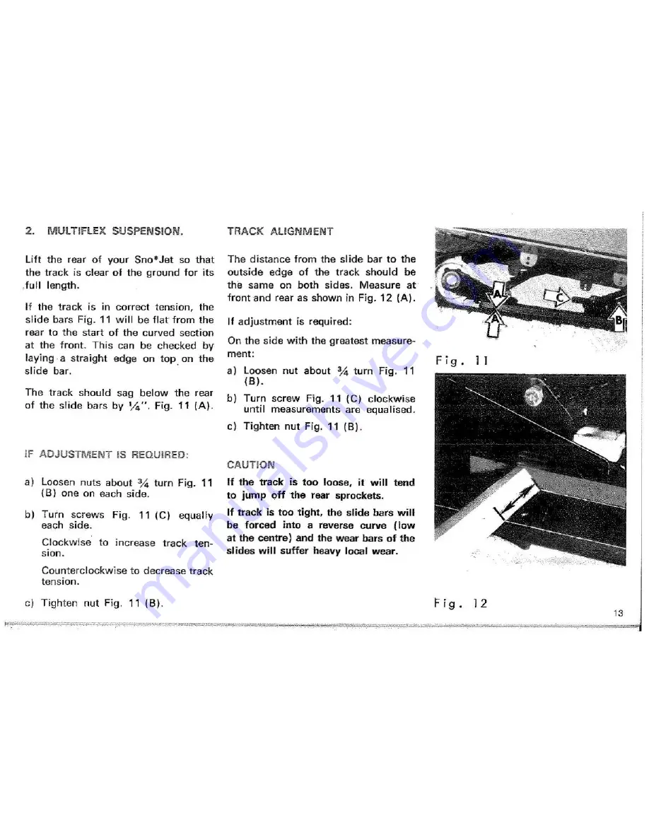 Sno Jet SST 1972 Owner'S Manual Download Page 15