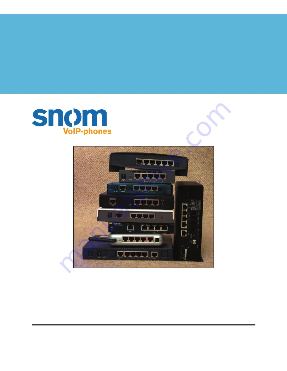 Snom 4S NAT Filter Admin Manual Download Page 1