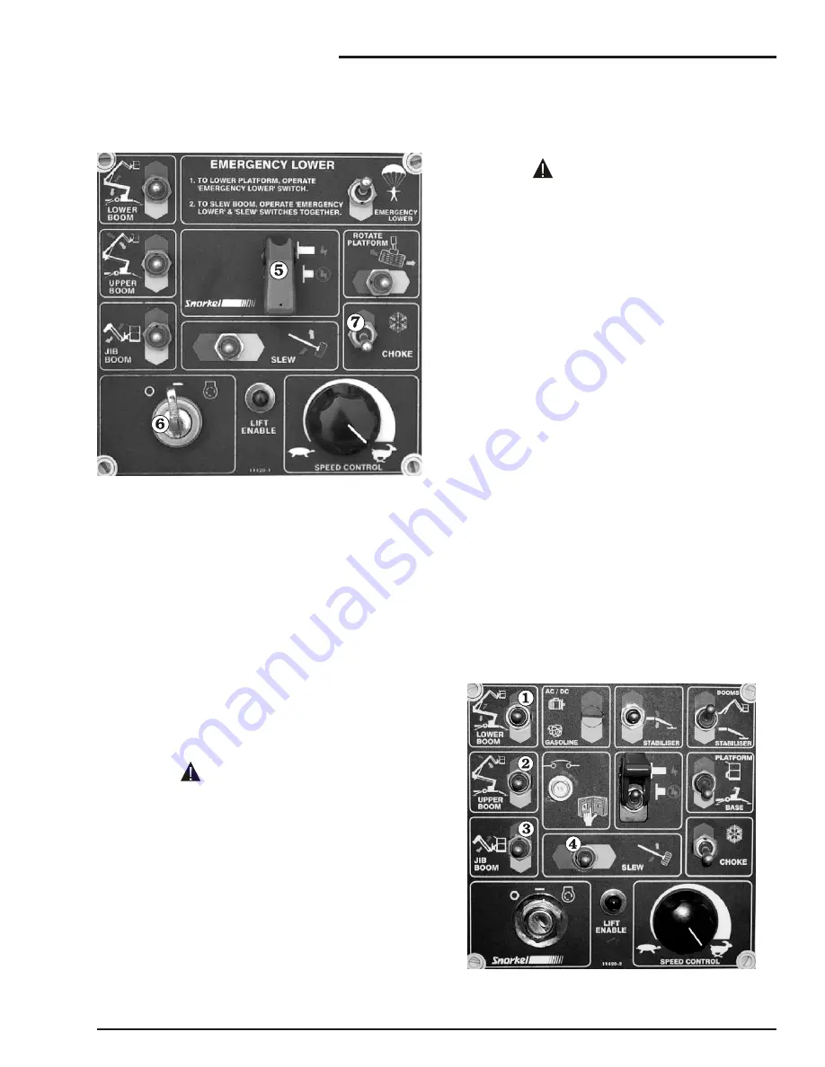 Snorkel MHP 15J Operator'S Manual Download Page 51