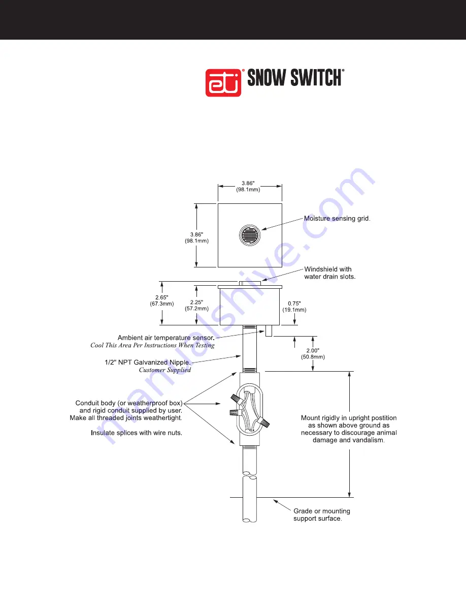 Snow Switch LCD-7A Quick Start Manual Download Page 1