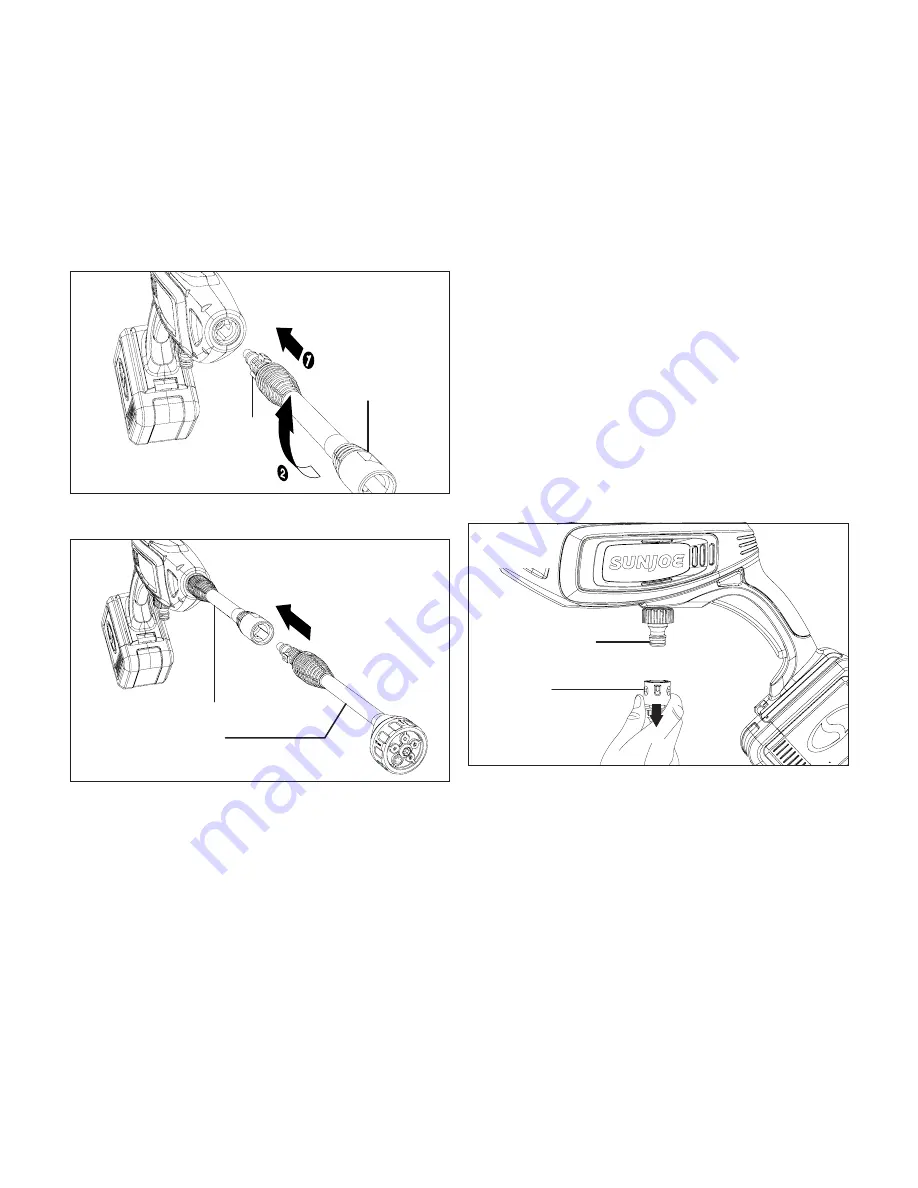 SNOWJOE Sunjoe 24V-PP350-BDL-RM Operator'S Manual Download Page 10