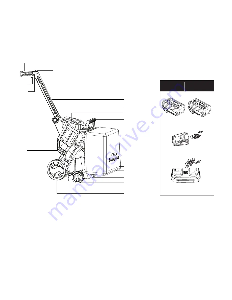 SNOWJOE SUNJOE 24V-X2-OGV-CT Operator'S Manual Download Page 43