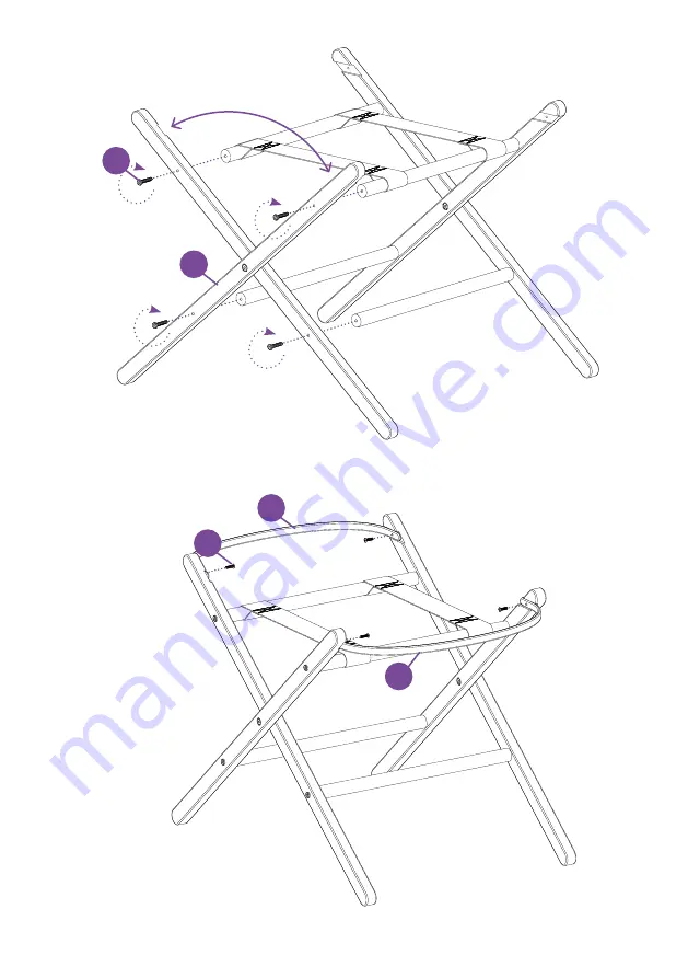 Snuz Baskit Moses Basket Stand FSB002 Скачать руководство пользователя страница 4