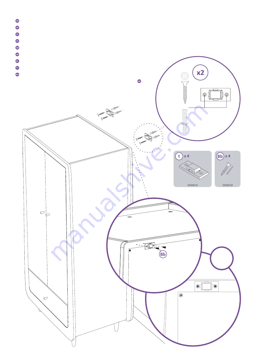 Snuz SnuzKot FN013SA Manual Download Page 22