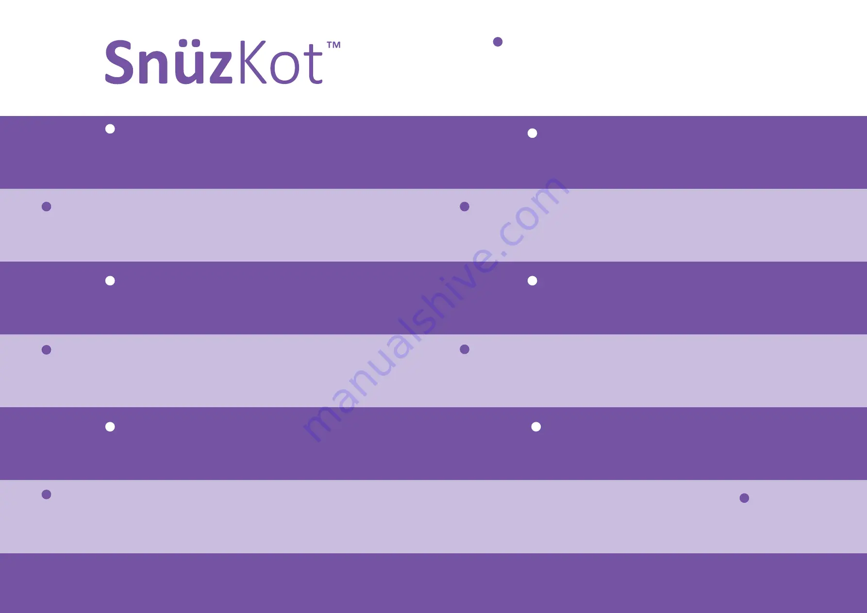 Snuz SnuzKot Series Скачать руководство пользователя страница 2