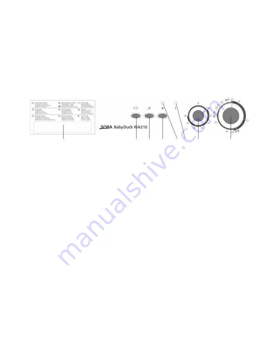 Soba BABYDUCK WA210 Instruction Manual Download Page 16