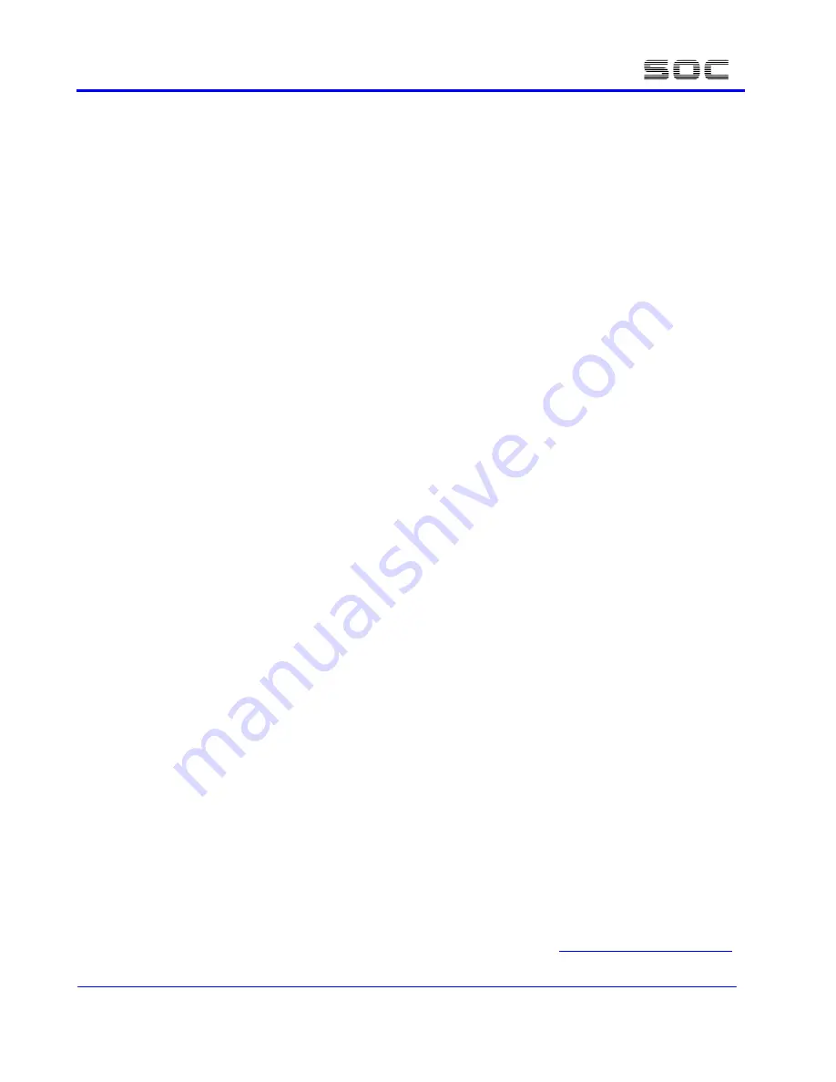 SOC technologies FMC-MCM-1000 User Manual Download Page 8