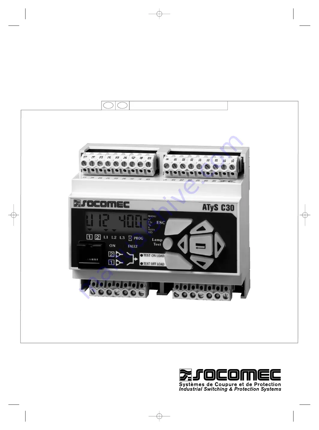 socomec ATys C20 Скачать руководство пользователя страница 1