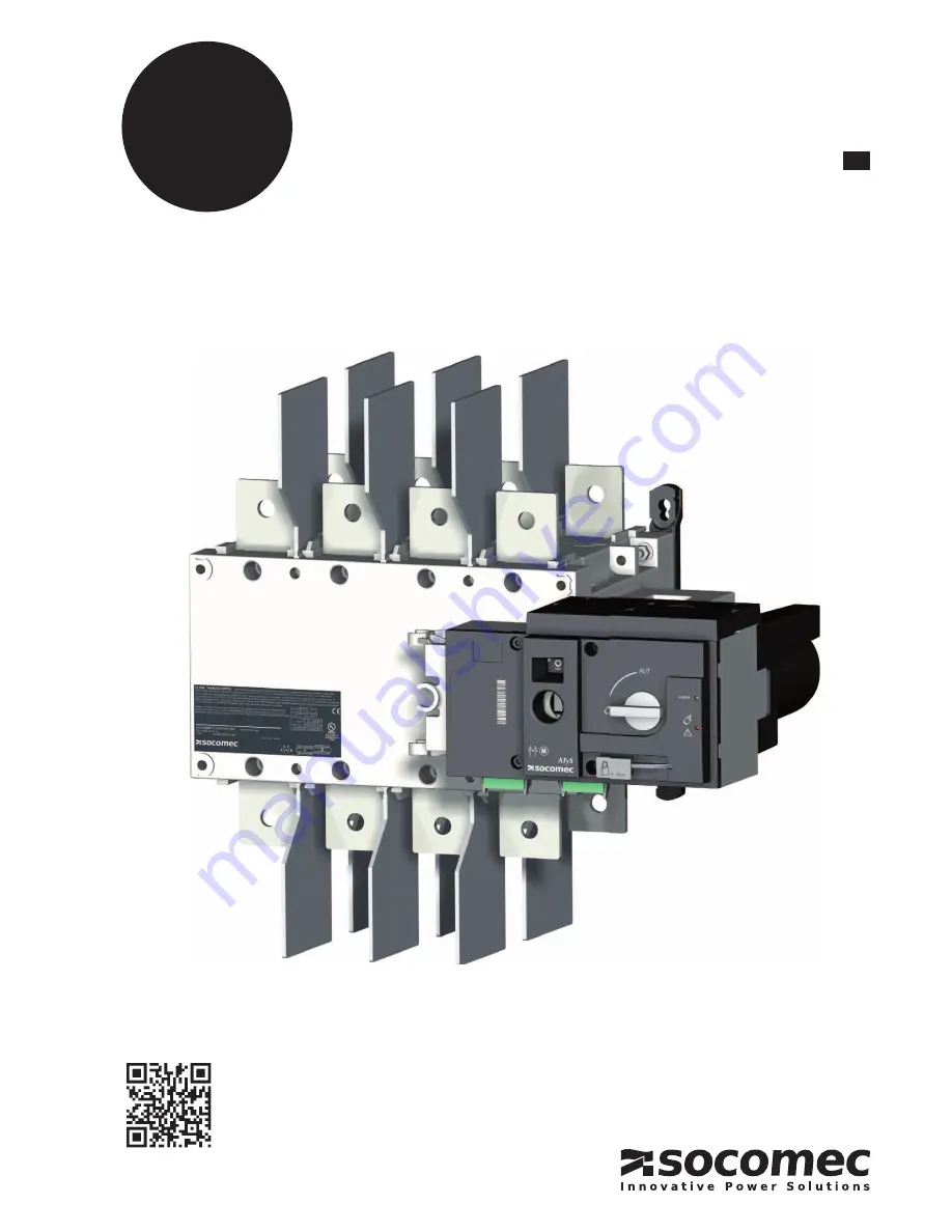 socomec ATyS UL 1008 Скачать руководство пользователя страница 1