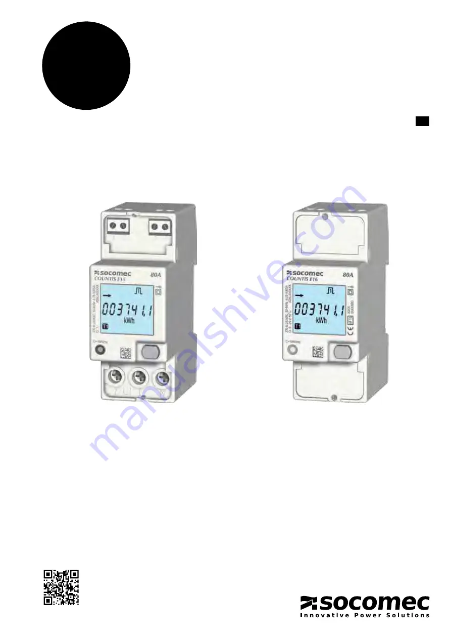 socomec COUNTIS E15 Скачать руководство пользователя страница 2