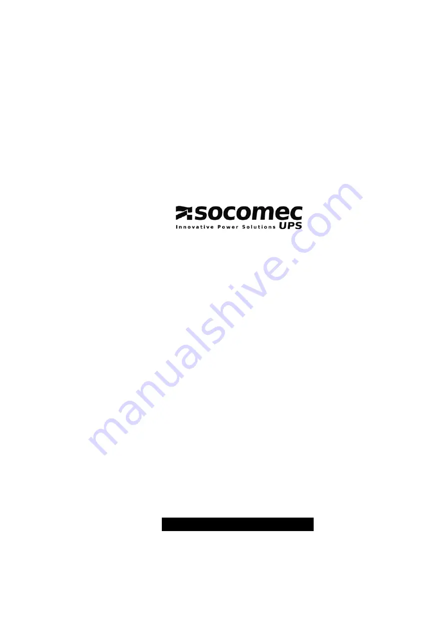 socomec DELPHYS MP Operating Manual Download Page 1