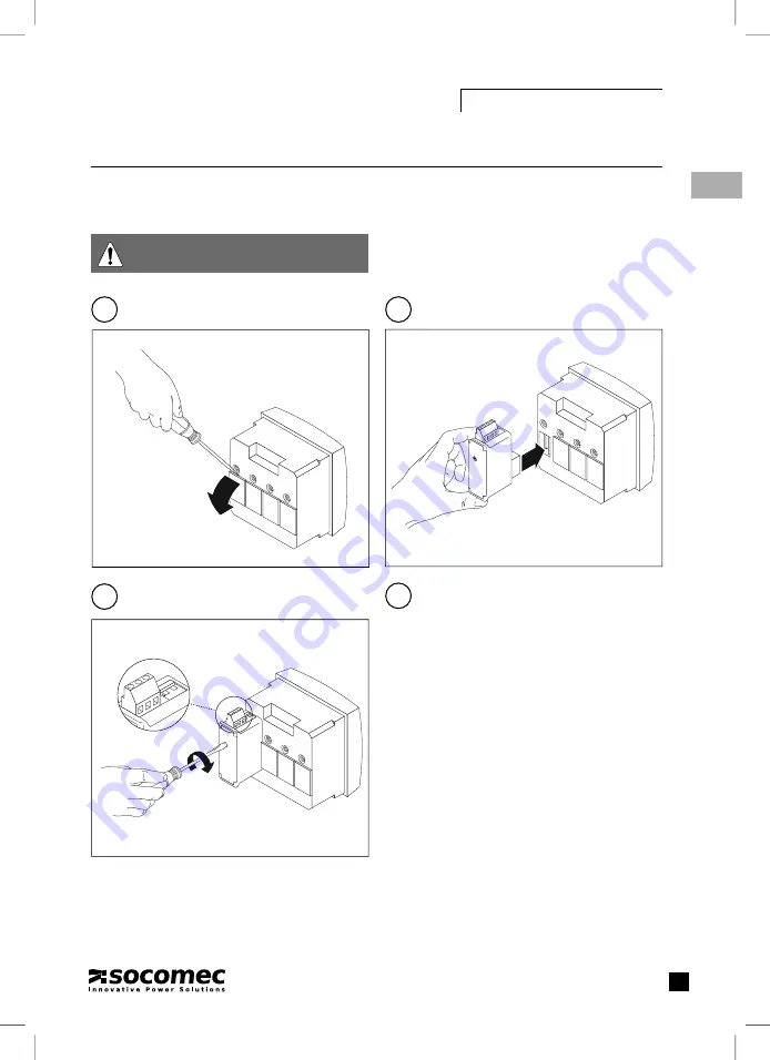 socomec DIRIS A20 Operating Instructions Manual Download Page 5