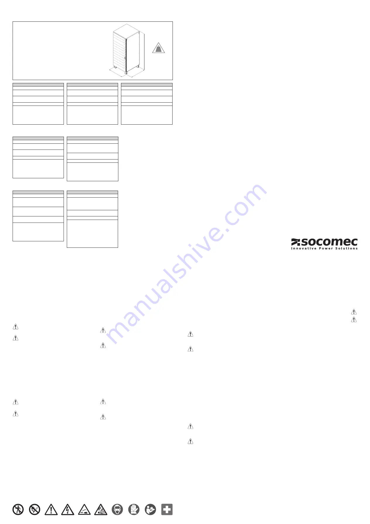 socomec MODULYS GP Quick Start Manual Download Page 1