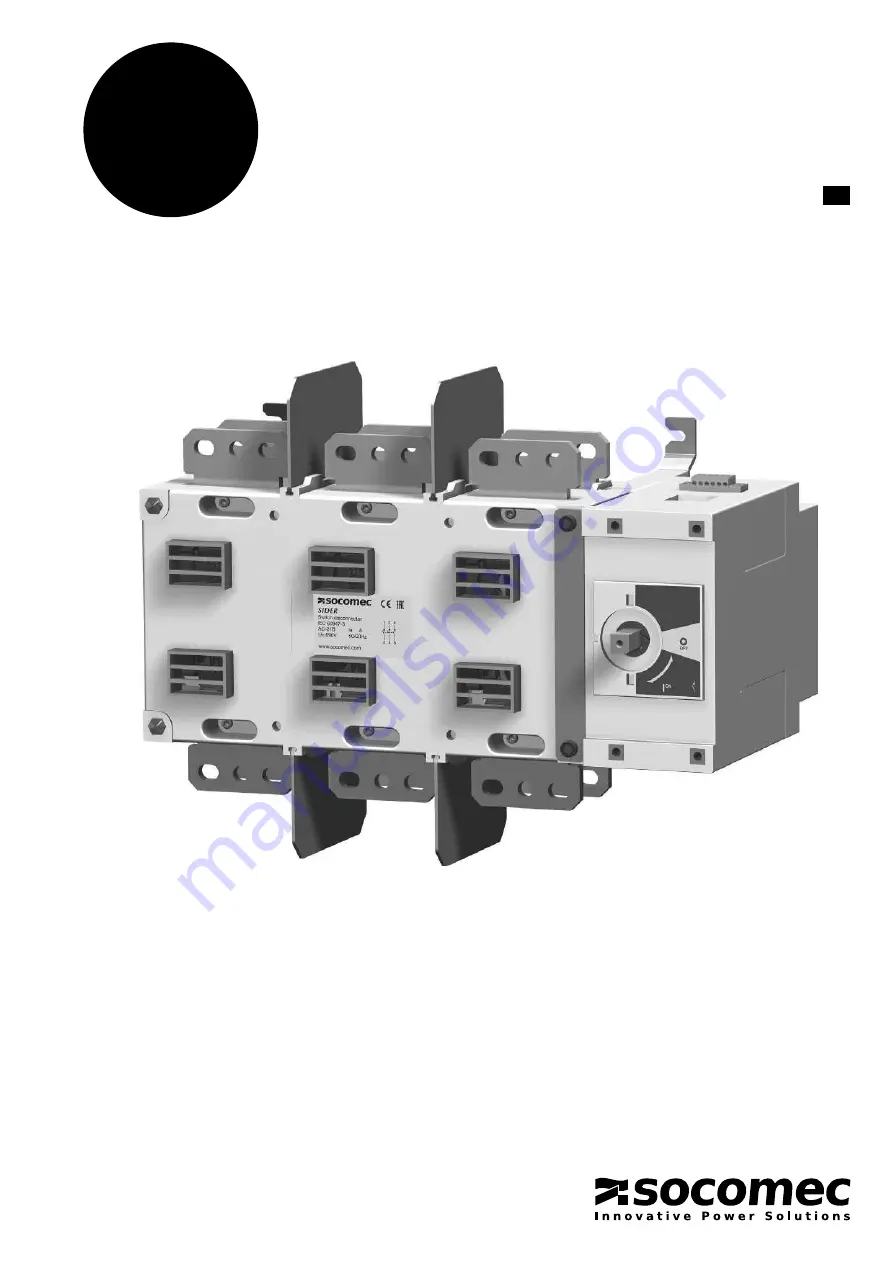 socomec SIDER Instruction Manual Download Page 1