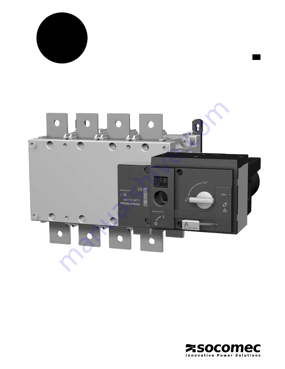 socomec SIRCO MOT PV Скачать руководство пользователя страница 1
