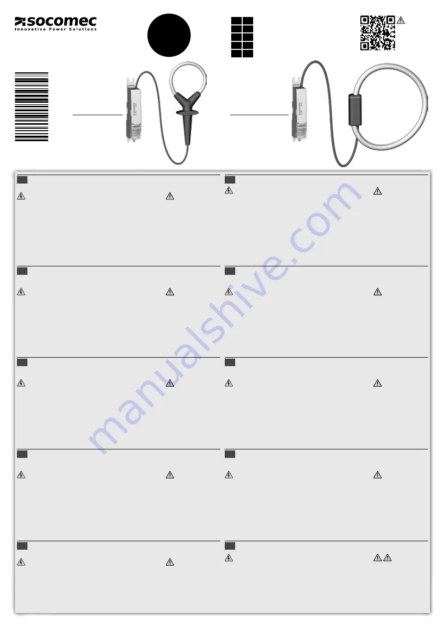 socomec TF-55 Quick Start Manual Download Page 1