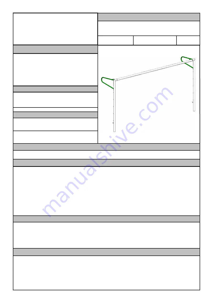 Sodex Sport S12119 Quick Start Manual Download Page 1