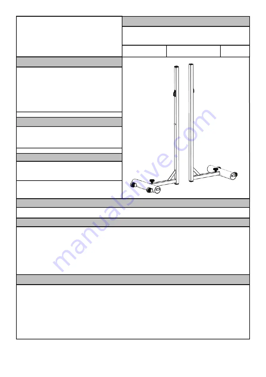 Sodex Sport S27040 Assembly Instructions Download Page 1