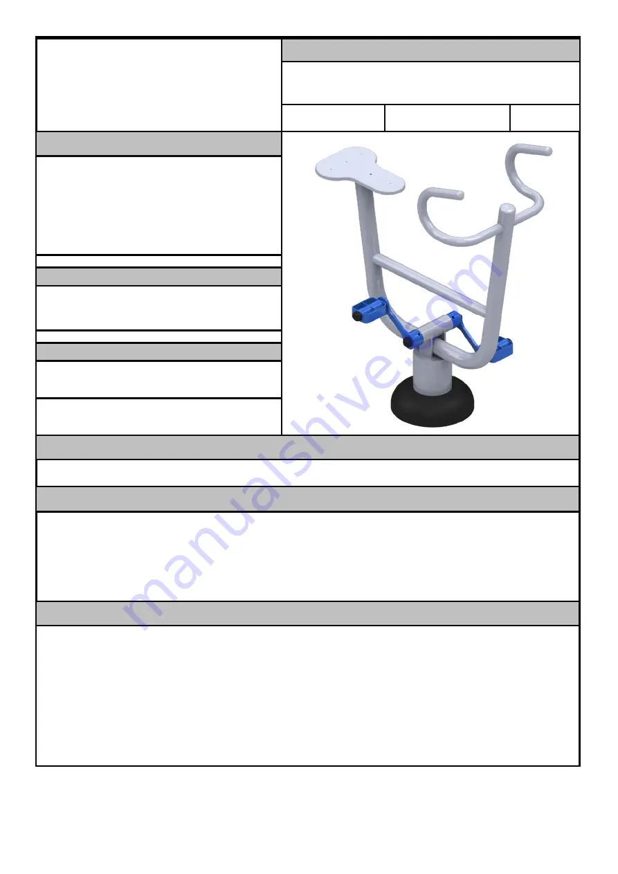 Sodex Sport S80022 Assembly Instructions Download Page 1