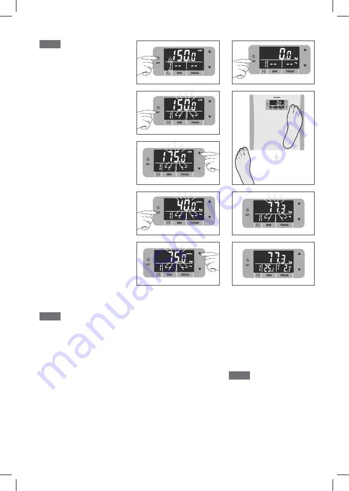 Soehnle 63806 BODY BALANCE EASY CONTROL Operating Instructions Manual Download Page 5