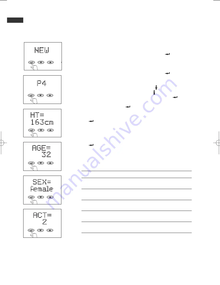 Soehnle Body Balance Slim Design FT 4 Operating Instructions Manual Download Page 8