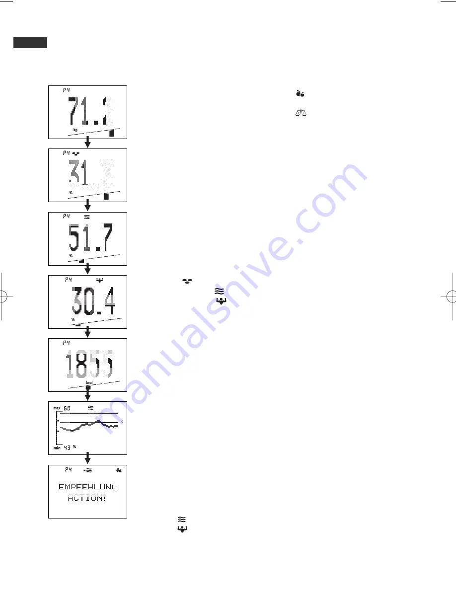 Soehnle Body Balance Slim Design FT 5 Operating Instructions Manual Download Page 98