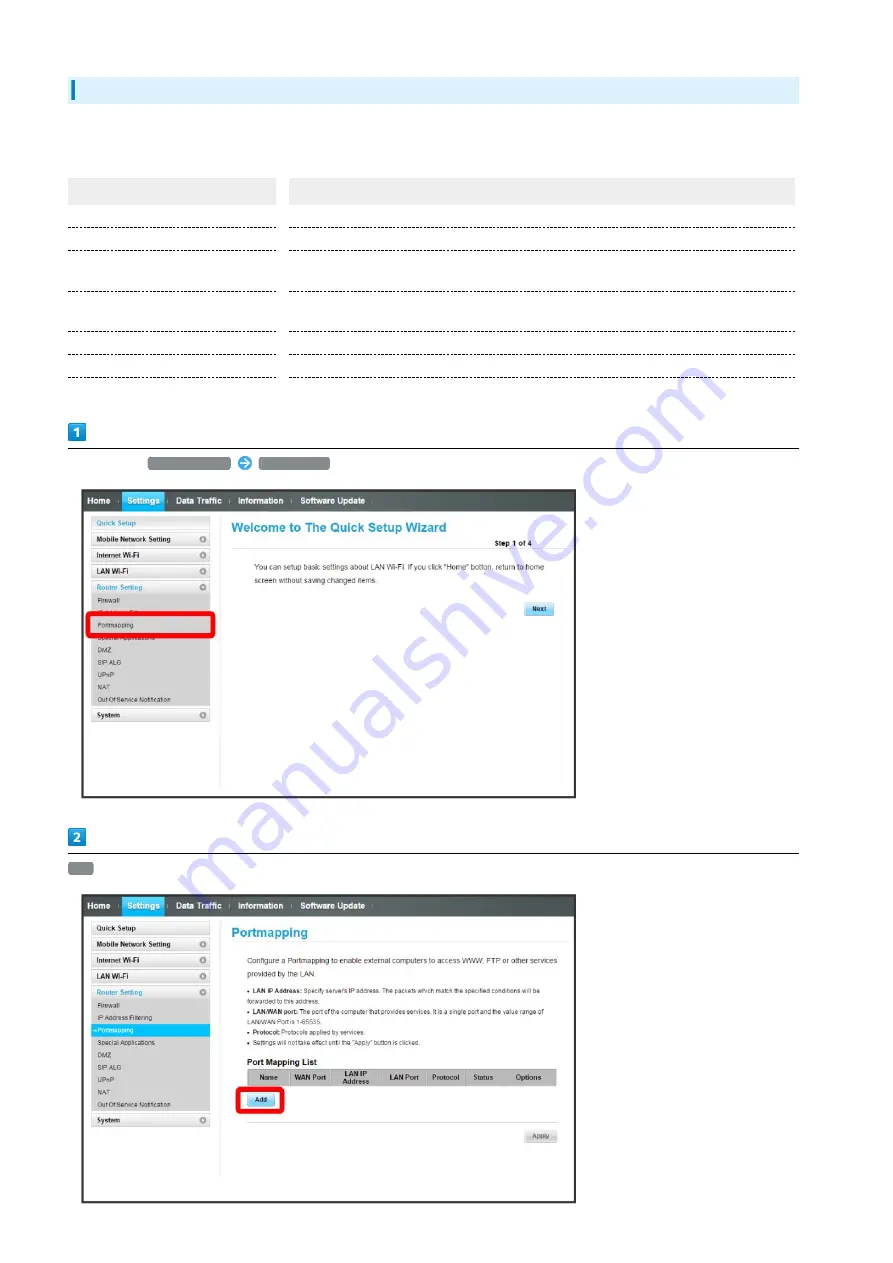 SoftBank 501HW User Manual Download Page 138