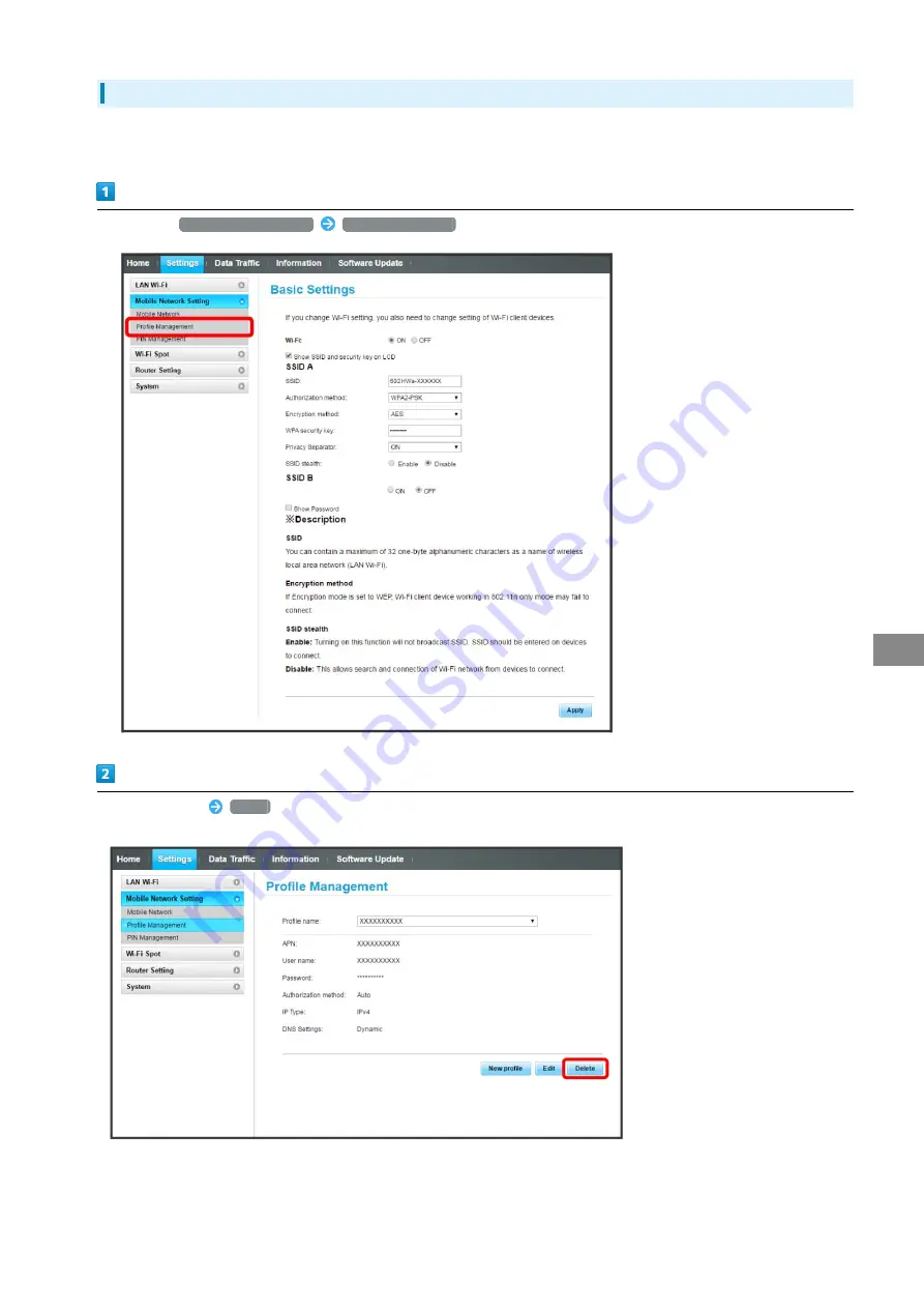 SoftBank 602HW Скачать руководство пользователя страница 103