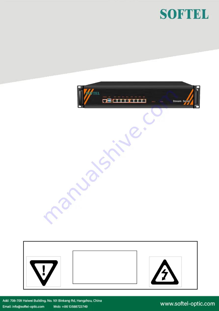 Softel SFT-IPSR33 Manual Download Page 1