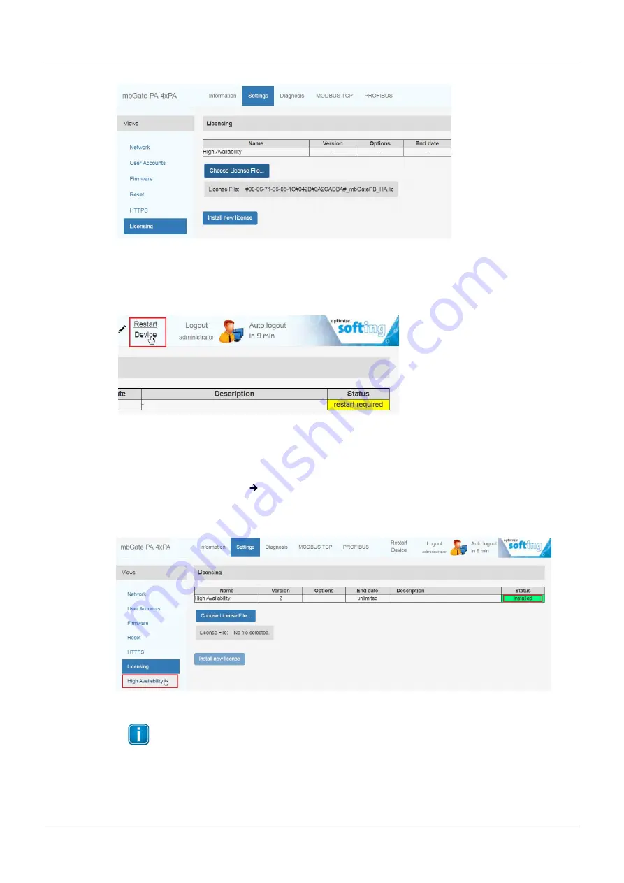 Softing mbGate DP Скачать руководство пользователя страница 25