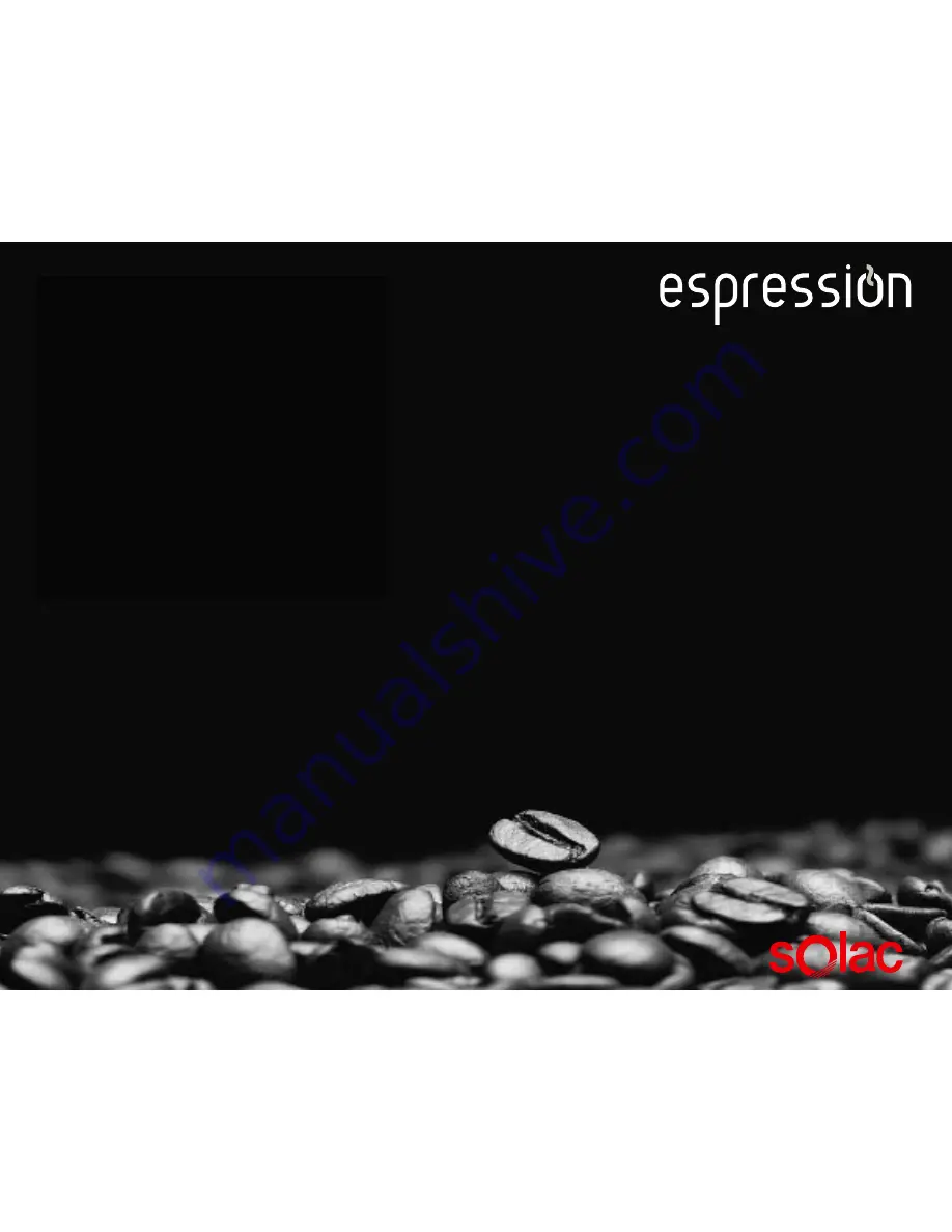 SOLAC espression CA 4805 Скачать руководство пользователя страница 1