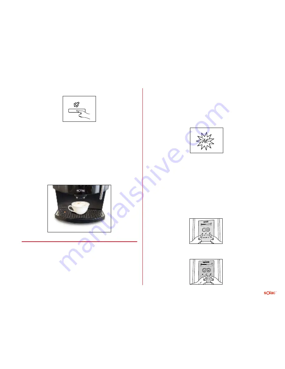 SOLAC espression CA 4805 Instructions For Use Manual Download Page 71