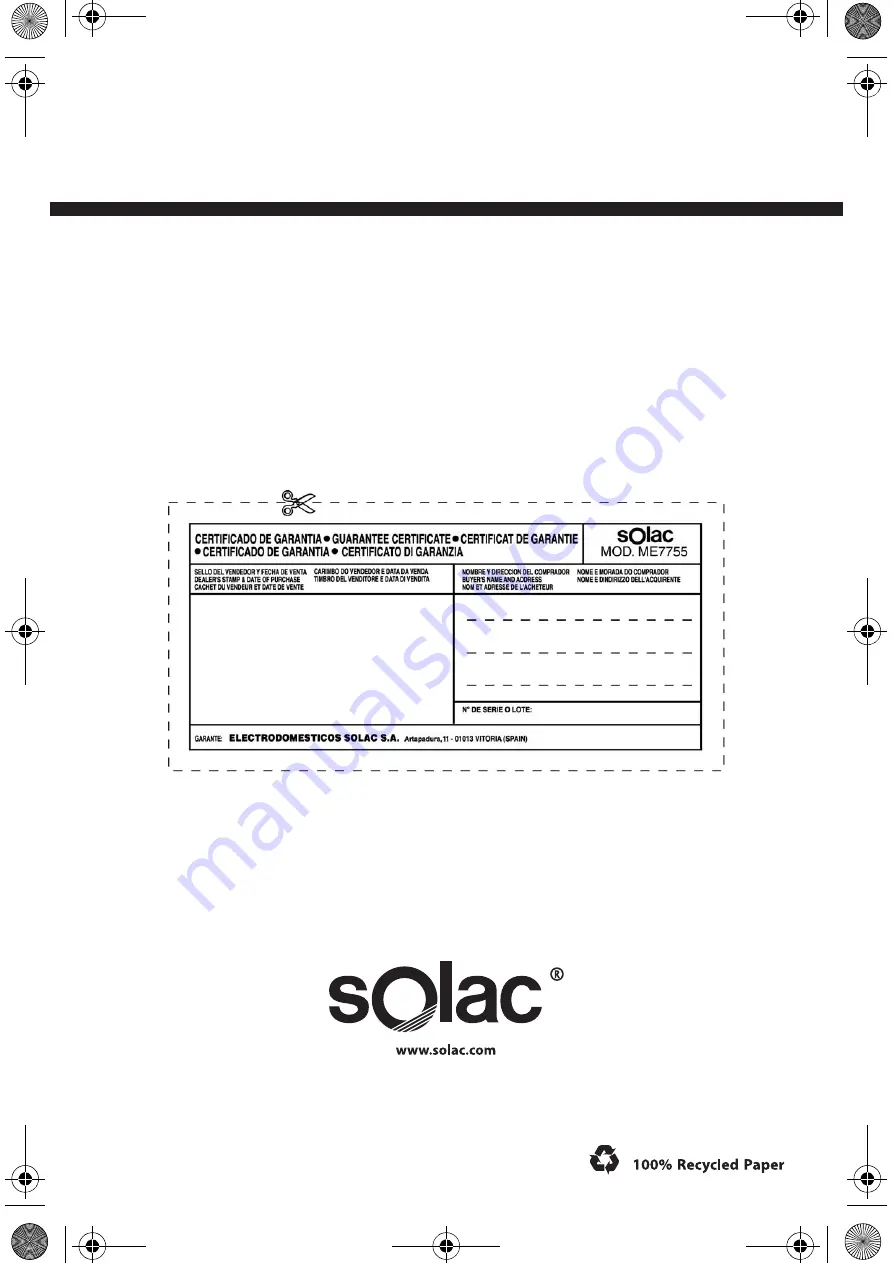 SOLAC ME7755 Скачать руководство пользователя страница 50