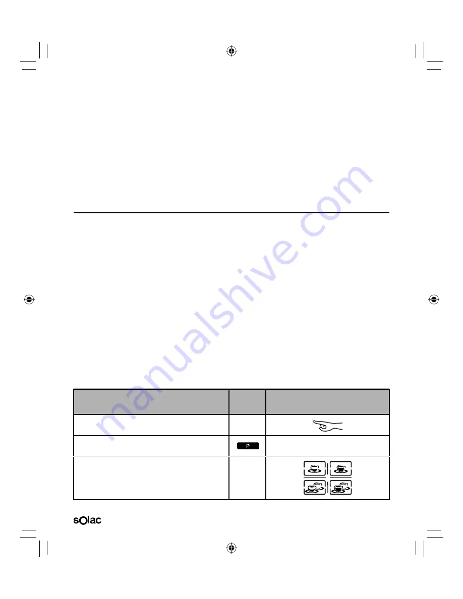 SOLAC NEO ESPRESSION SUPREMMA CA4816 Instructions For Use Manual Download Page 58