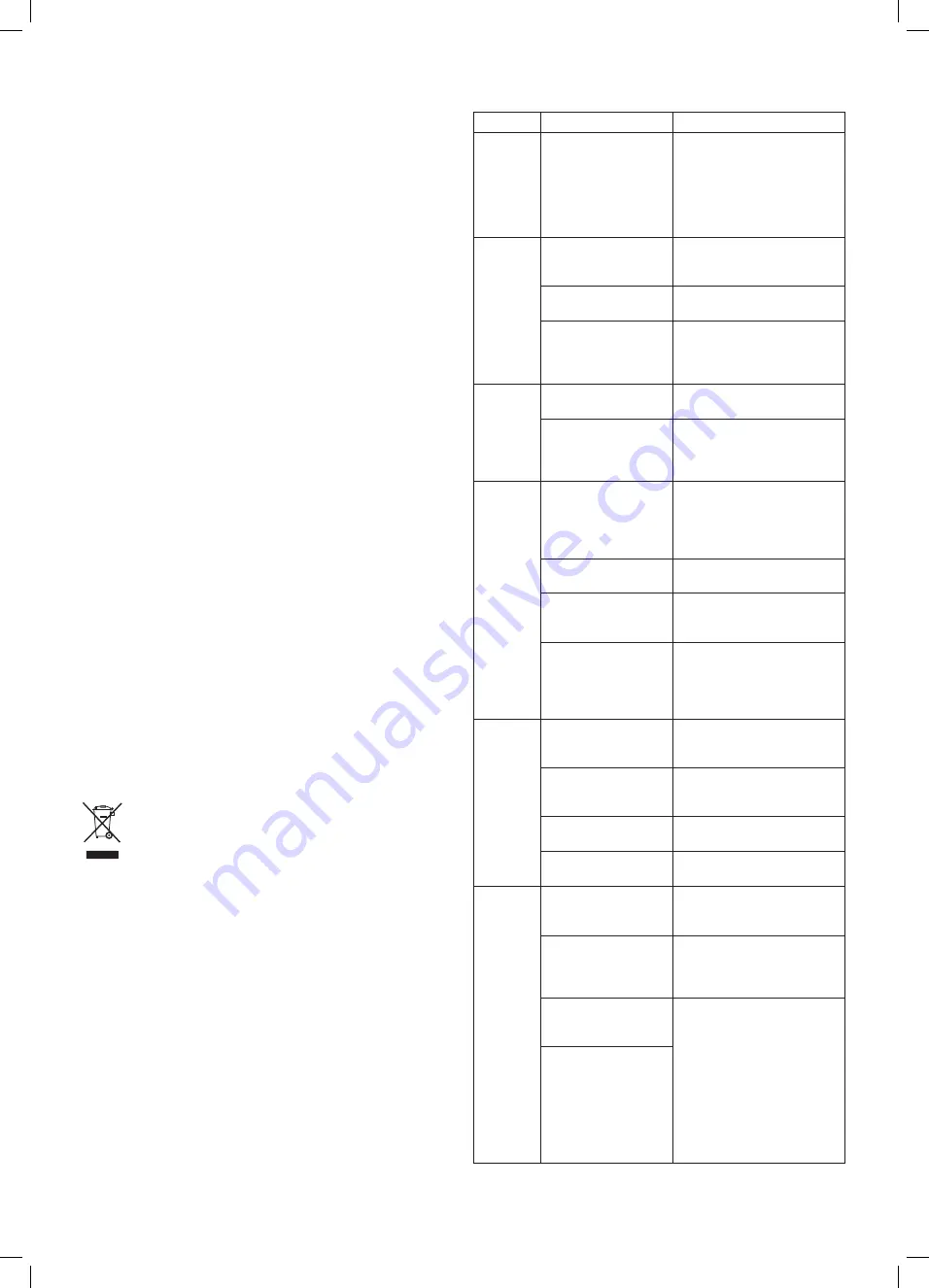 SOLAC SW8230 Instructions For Use Manual Download Page 9