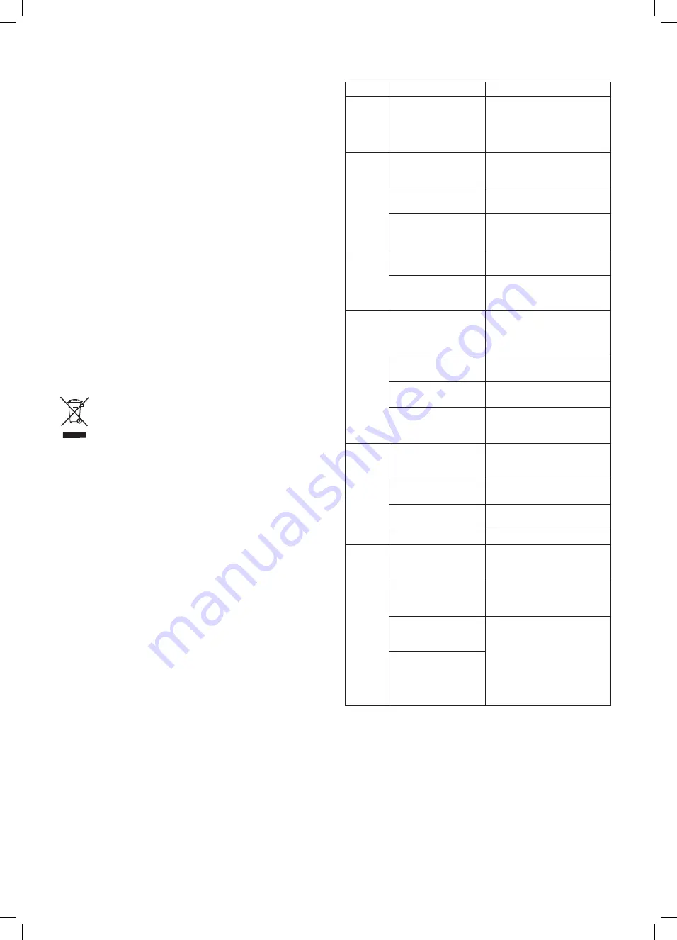 SOLAC SW8230 Instructions For Use Manual Download Page 13