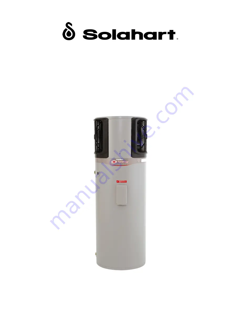 Solahart Synergy 310 Owner'S Manual Download Page 1