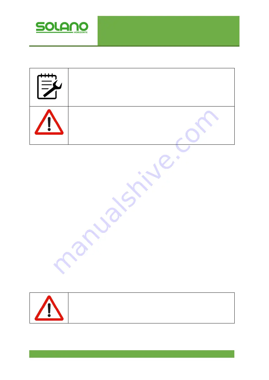 SOLANO HORIZONTE RD75 Instruction Manual Download Page 31