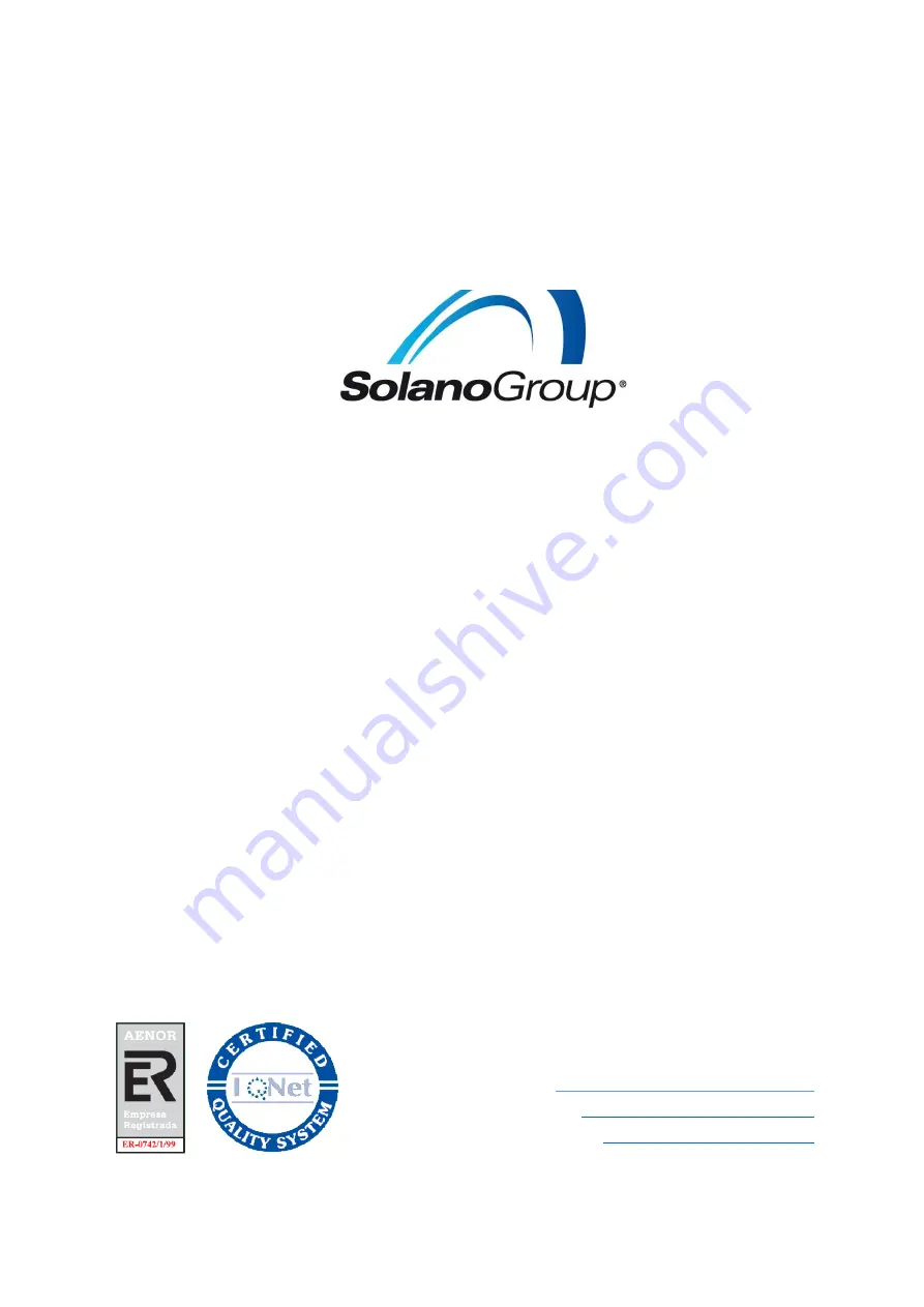 SOLANO HORIZONTE RD75 Instruction Manual Download Page 142