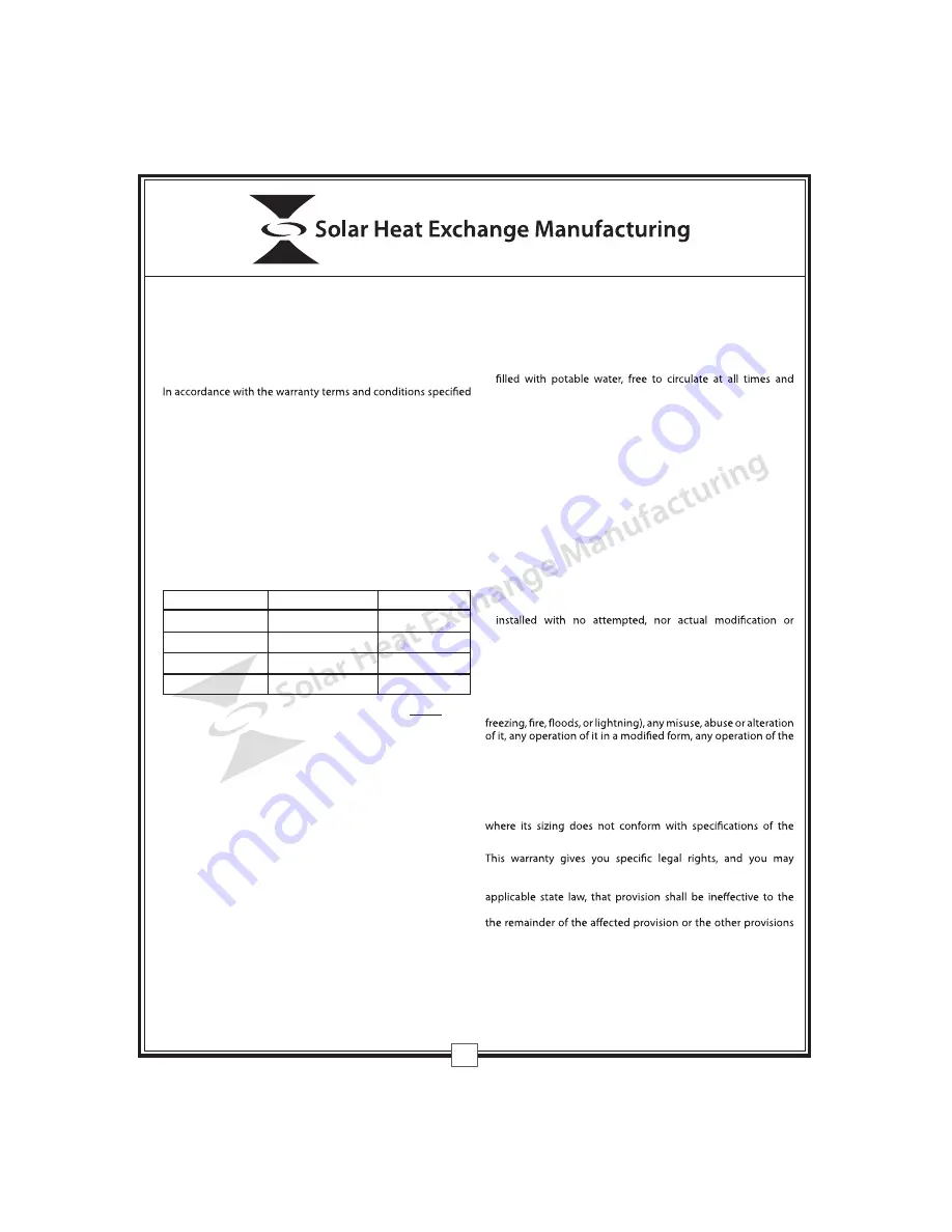 Solar Heat Exchange 80SDB-XE-Suntask 1 Installation And Owner'S Manual Download Page 31