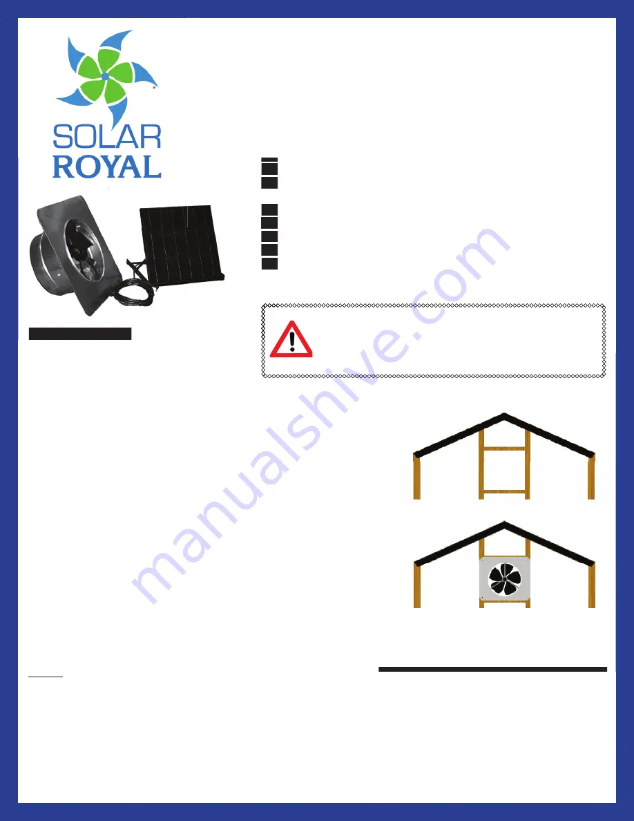 Solar Royal SRGF-2503 Скачать руководство пользователя страница 1