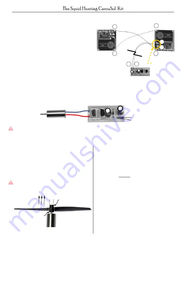 Solarbotics Squid Hunting Manual Download Page 5